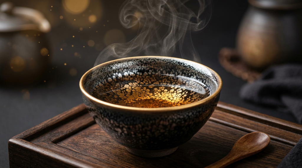 建盞兔毫油滴茶盞 宋代黑瓷 金時代空間
