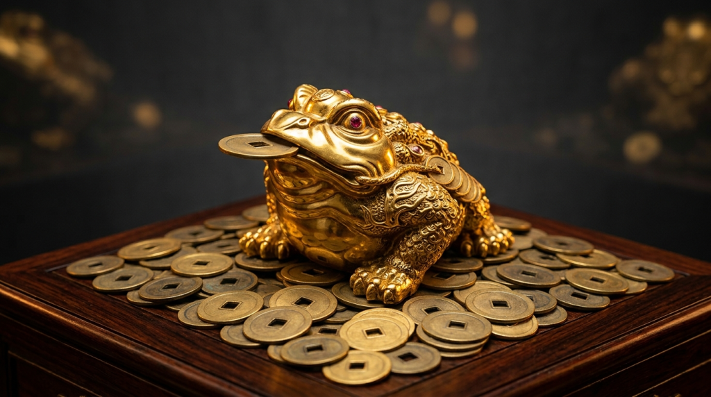 三腳金蟾招財擺件 金時代空間