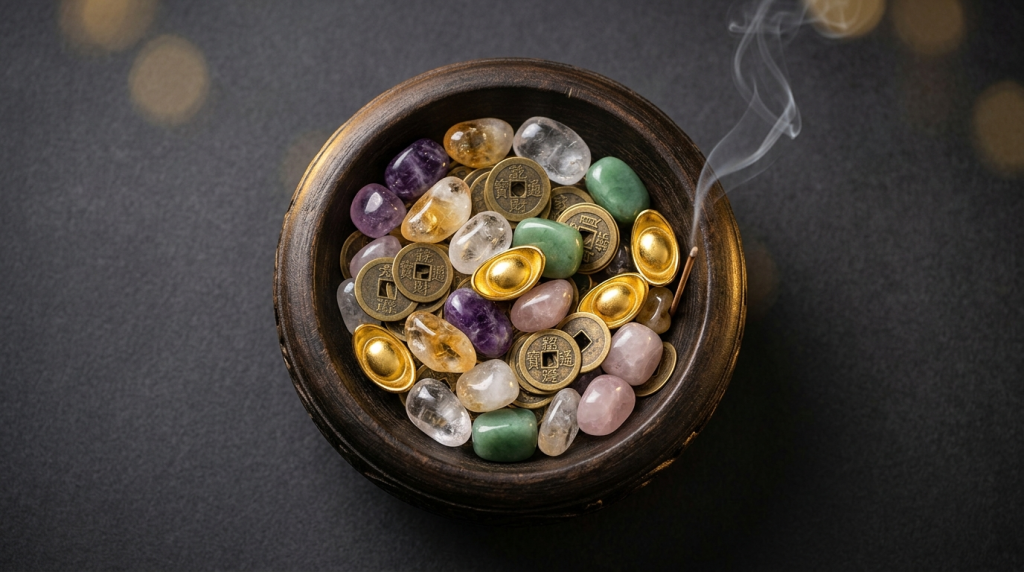 聚寶盆開光與內容物 金時代空間